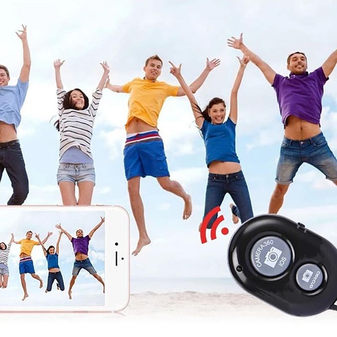 Bluetooth Wireless Remote Shutter for Phone & Camera – iOS and Android Compatible