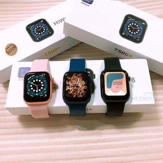 T500+ Hiwatch 6 Smart Watch – 1.75-Inch Full Touch Display Fitness Tracker (Apple Series 6 Design)