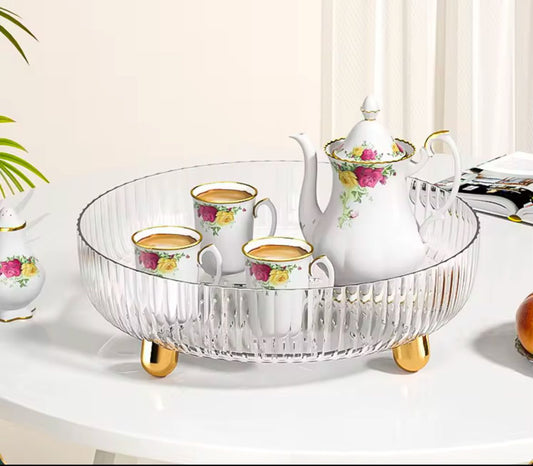 360° Rotating Turntable Organizer