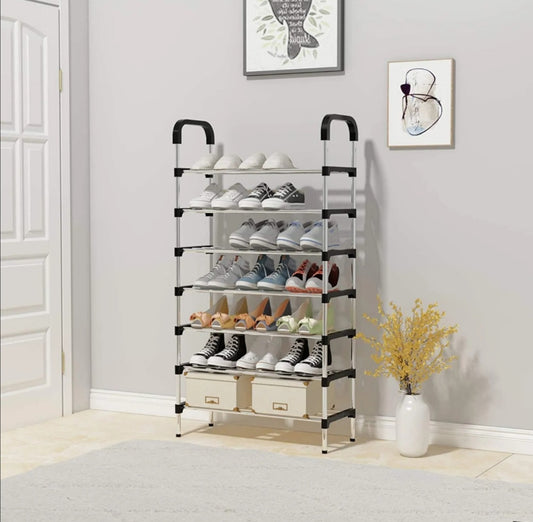 7-Tier Shoe Rack – 21-Pair Capacity