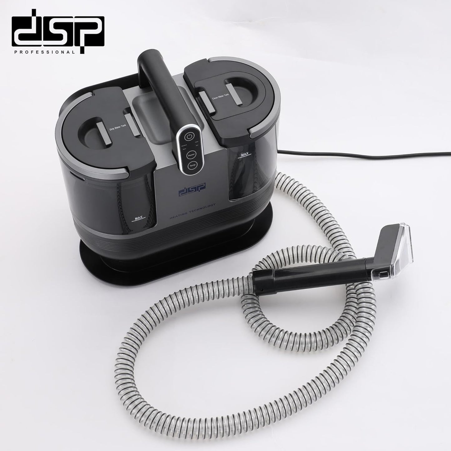 Portable Vacuum Cleaner Machine, 1700W Powerful Motor 3 IN 1 Spot Cleaner Lightweight Multifunctional Machine,1.25L/900ml Double Tank Compact Design for Sofa, Carpet, Car and Pet Pads