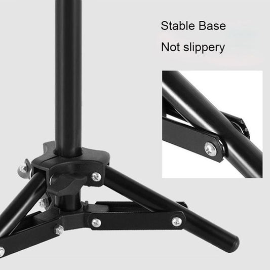 210CM (7ft) Adjustable Photography Light Tripod Stand – Universal Mount for Ring Lights & Studio Accessories