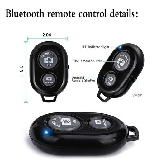 12-Inch LED Ring Light with Adjustable 210 mm Tripod Stand, Wireless Lapel Microphone & Bluetooth Remote