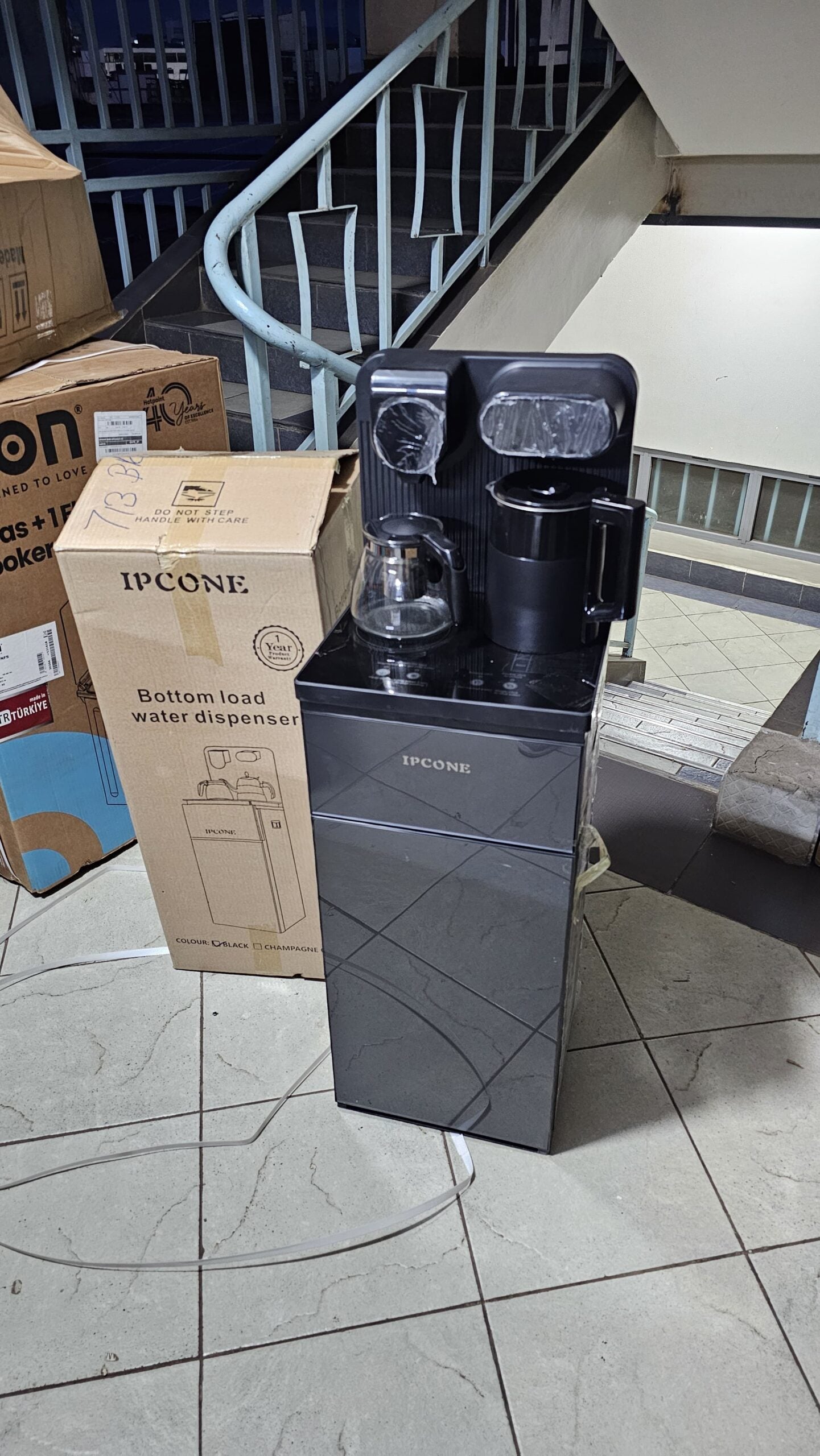 Back Ipcone A1C Hot and Cold Bottom Load Water Dispenser