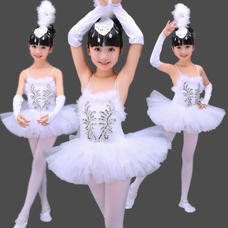 Professional Ballerina Dancing Costume Set
