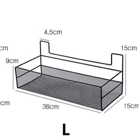 Wall-mounted bathroom shelf shower shampoo rack with hooks