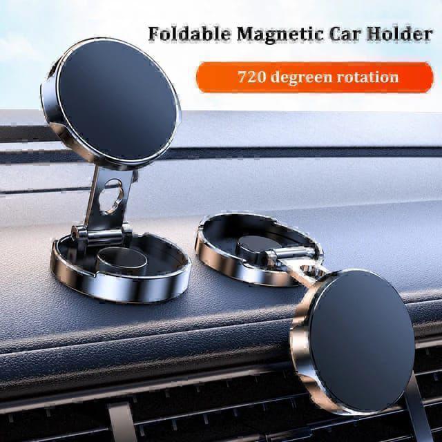 720° Foldable Magnetic Car Phone Holder