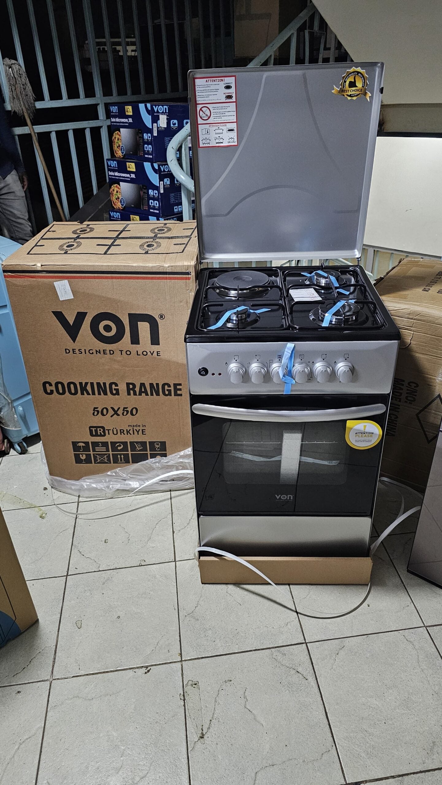 Von Cooker 3 Gas + 1 Electric - VCF503131NFY