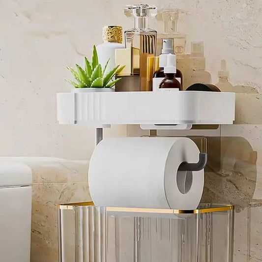 gold plated wall mounted tissue box