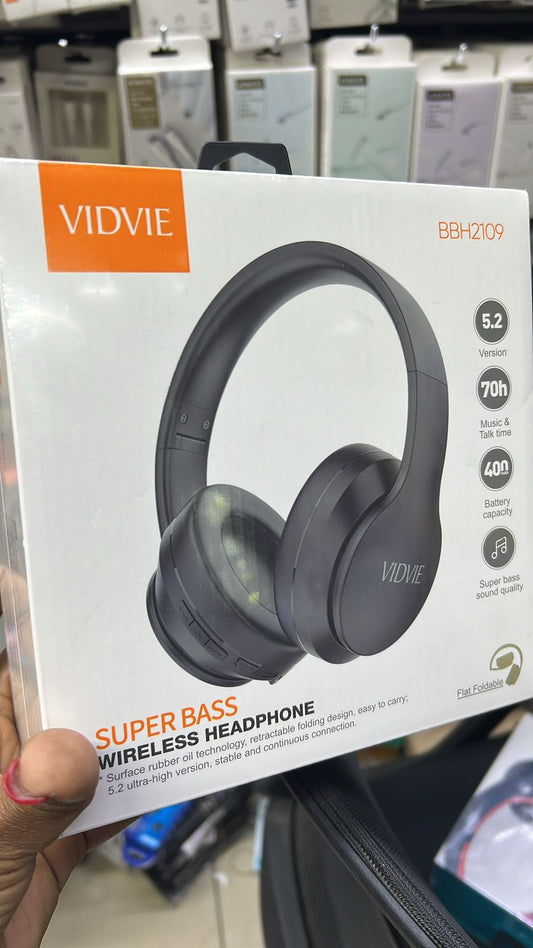 VIDVIE BBH2109 Wireless Headphones – Bluetooth 5.2 Super Bass Headset