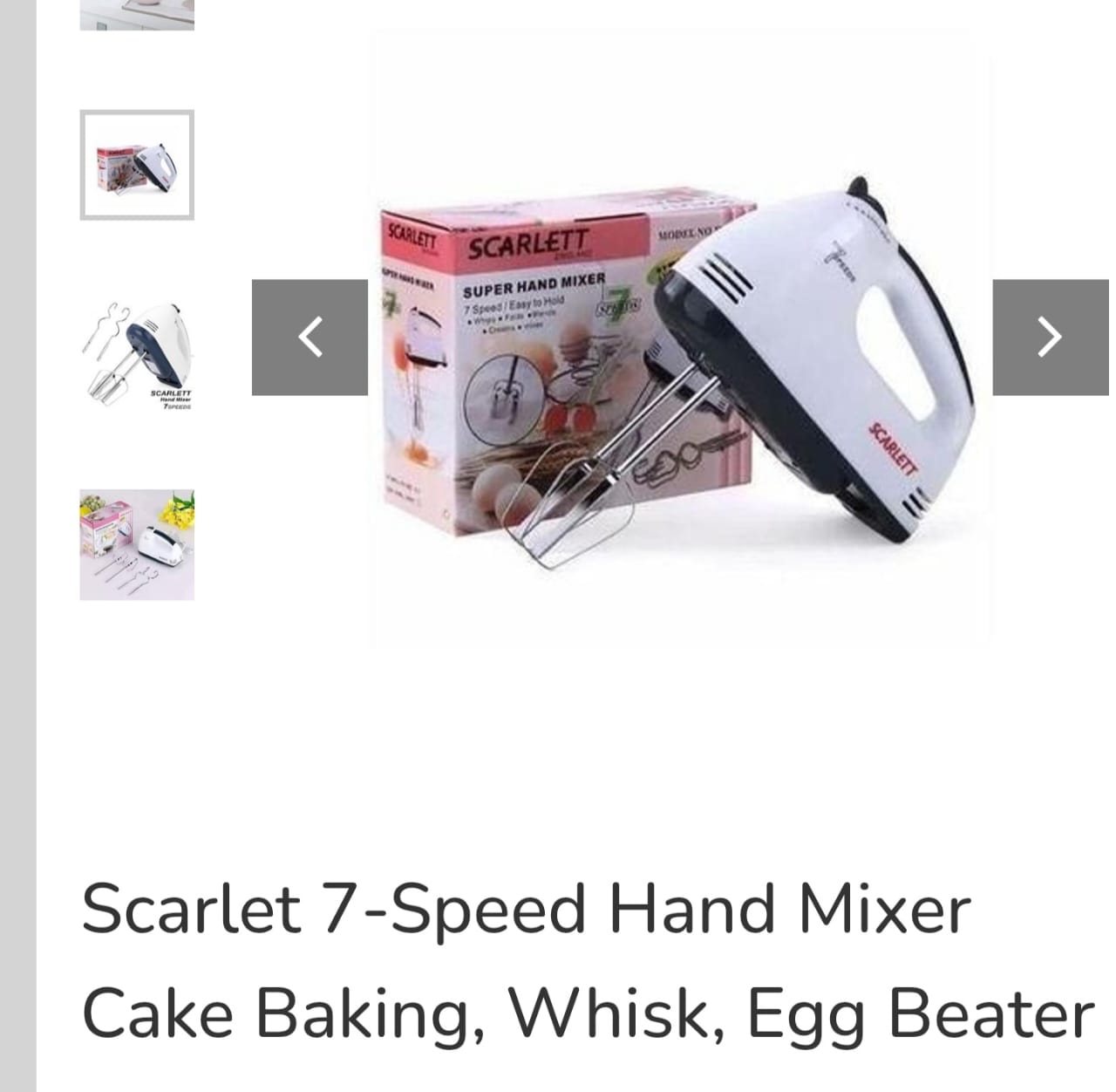 Scarlet Hand Mixer