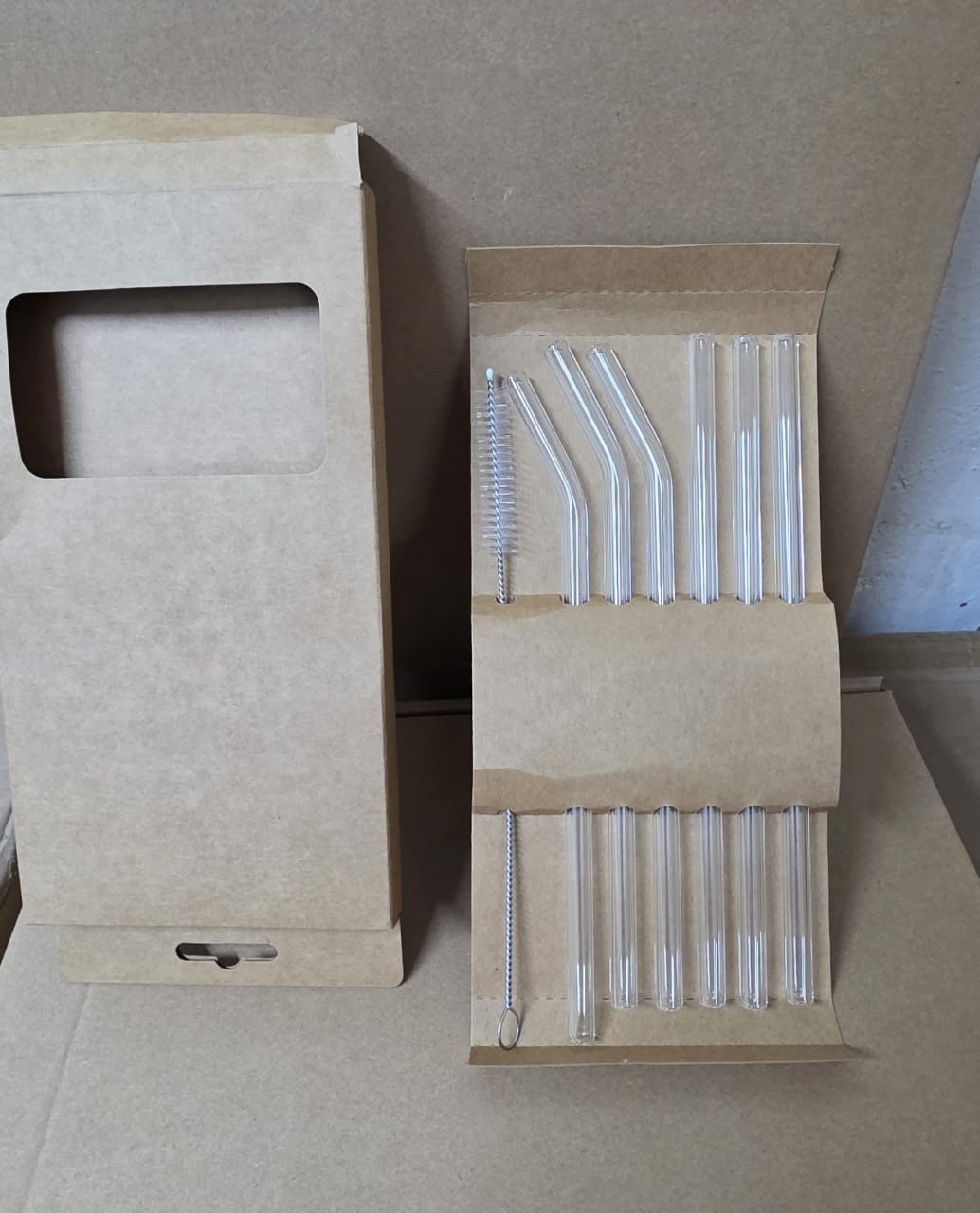 Glass Straw Set