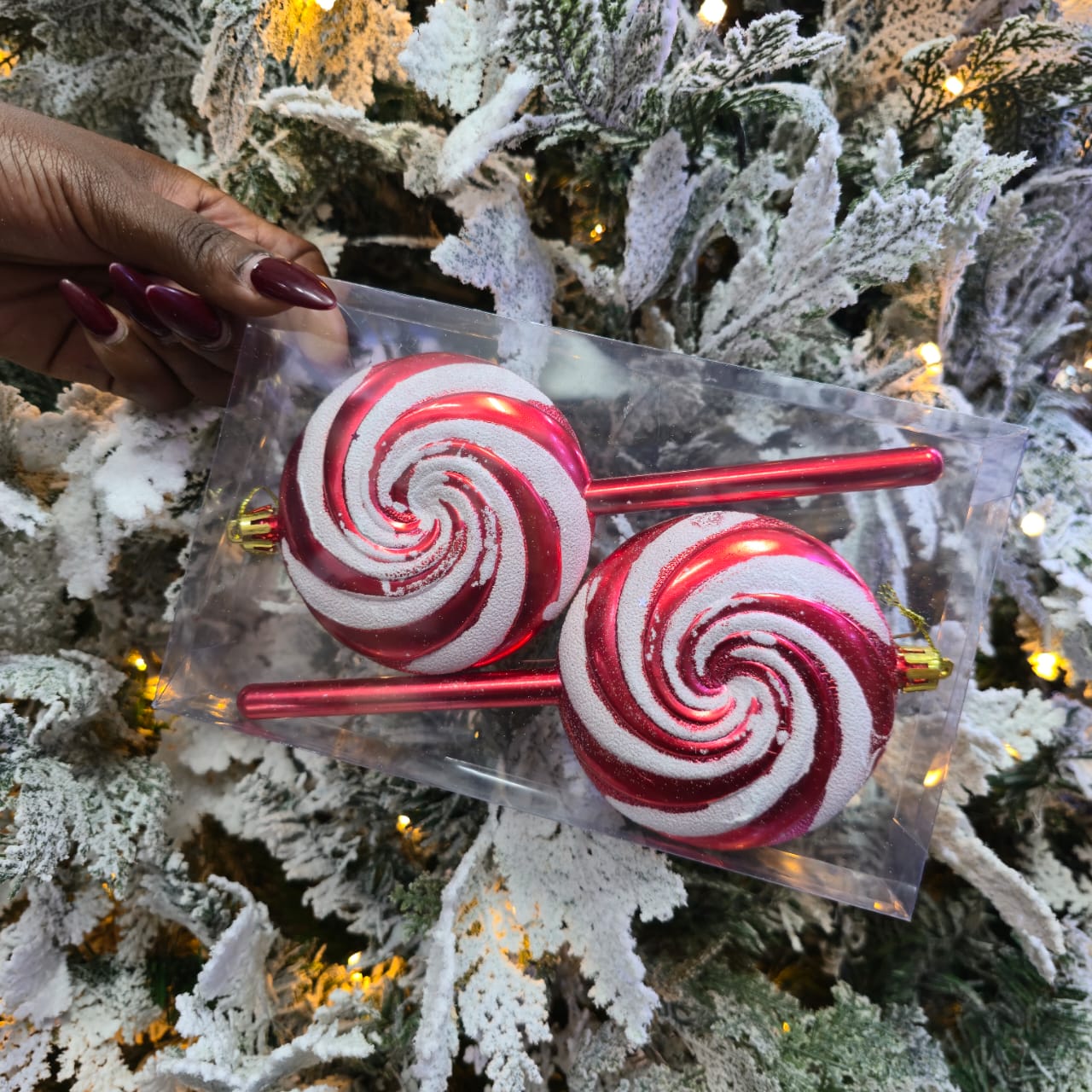 2pc Christmas Candy Pop Set