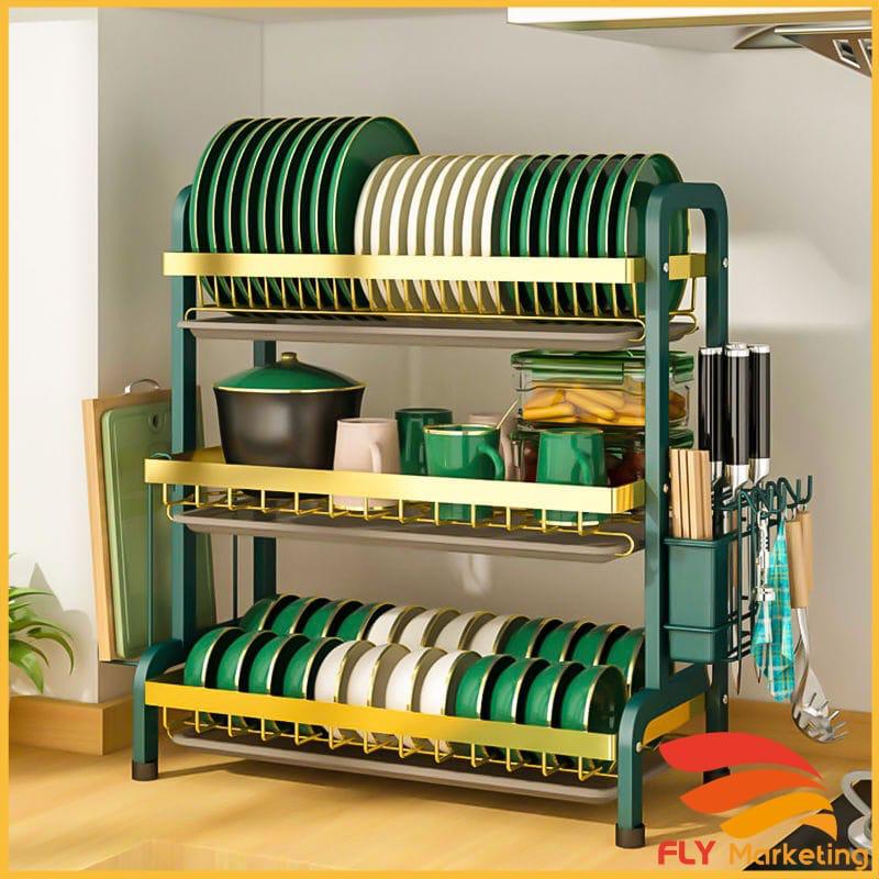 Advanced 3-Tier Dish Rack
