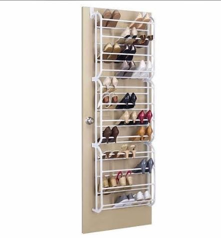 36-Pair Behind-the-Door Shoe Rack