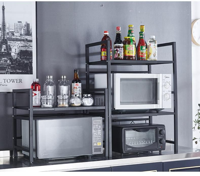 Metallic Microwave Stand