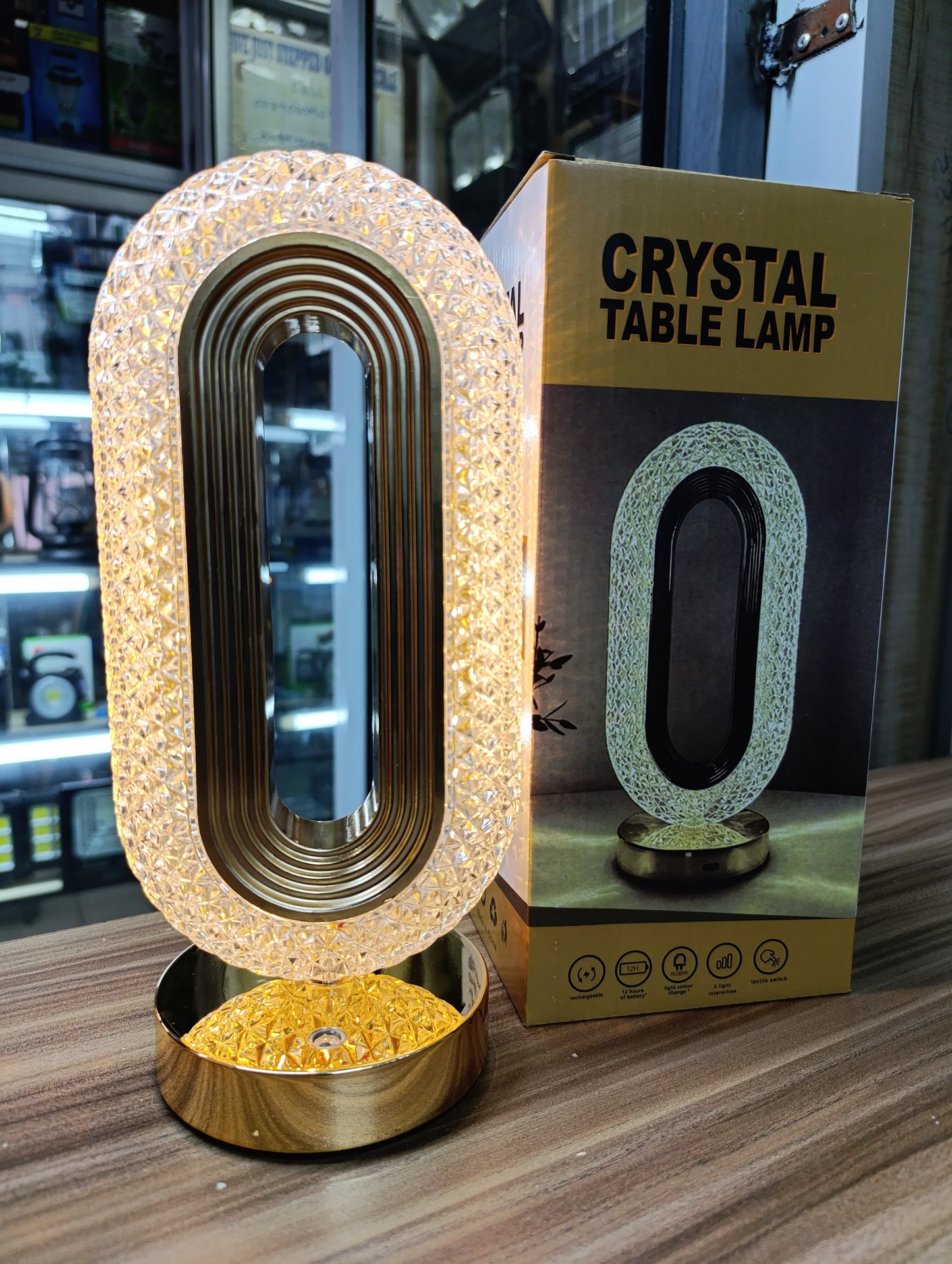 Crystal Table Lamp