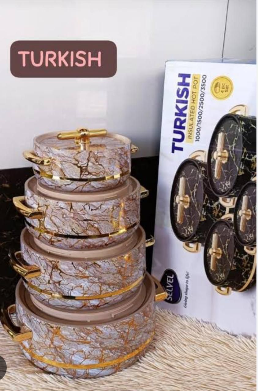 Set of 4 Turkish Hotpots