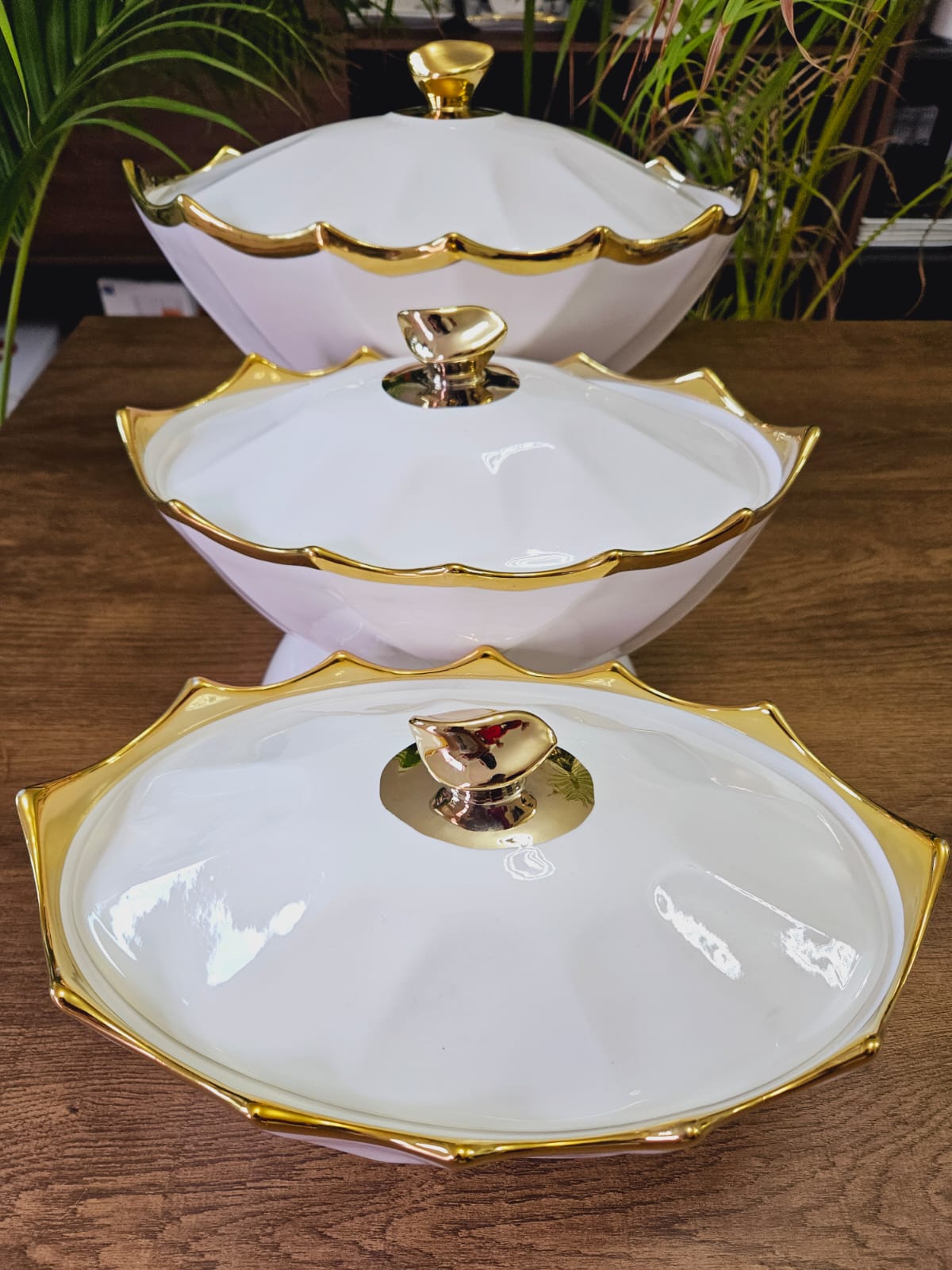 3-Piece Oval Serving Bowl Set