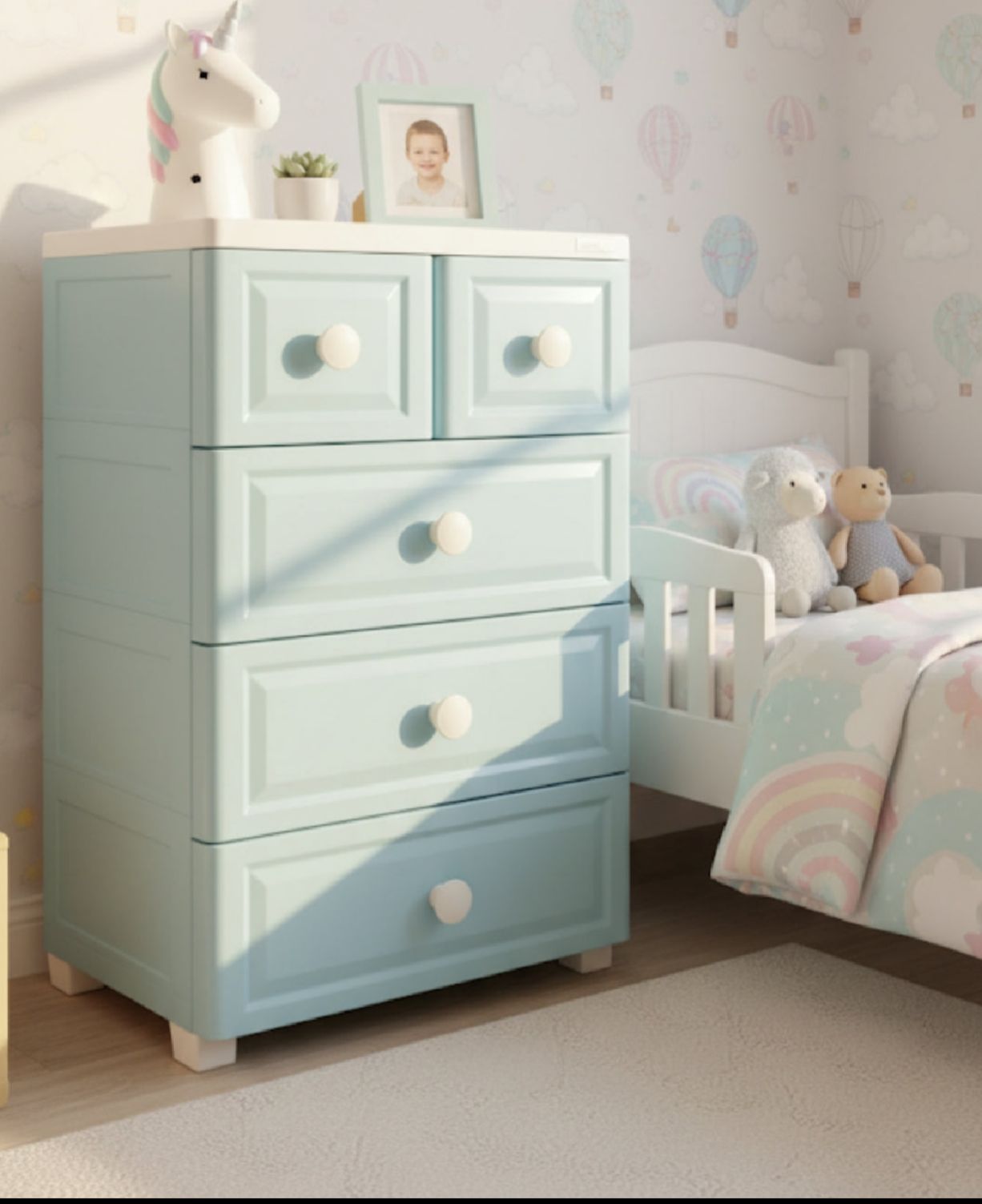 Plastic Multi-Layer Storage Cabinet