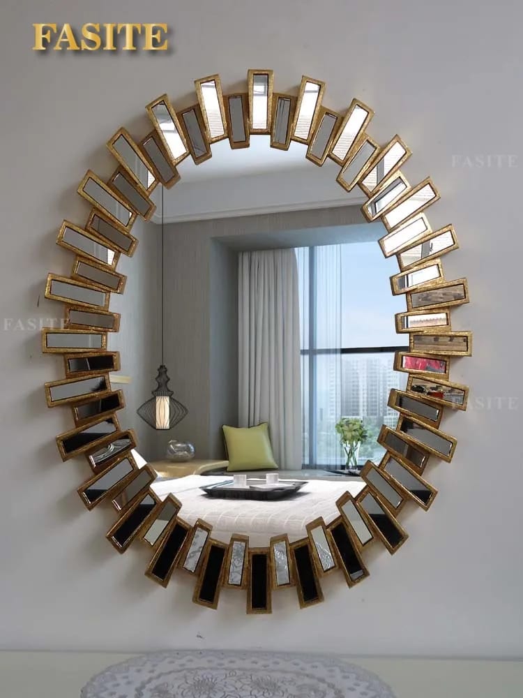 Sunburst Oval Luxury Wall Mirror