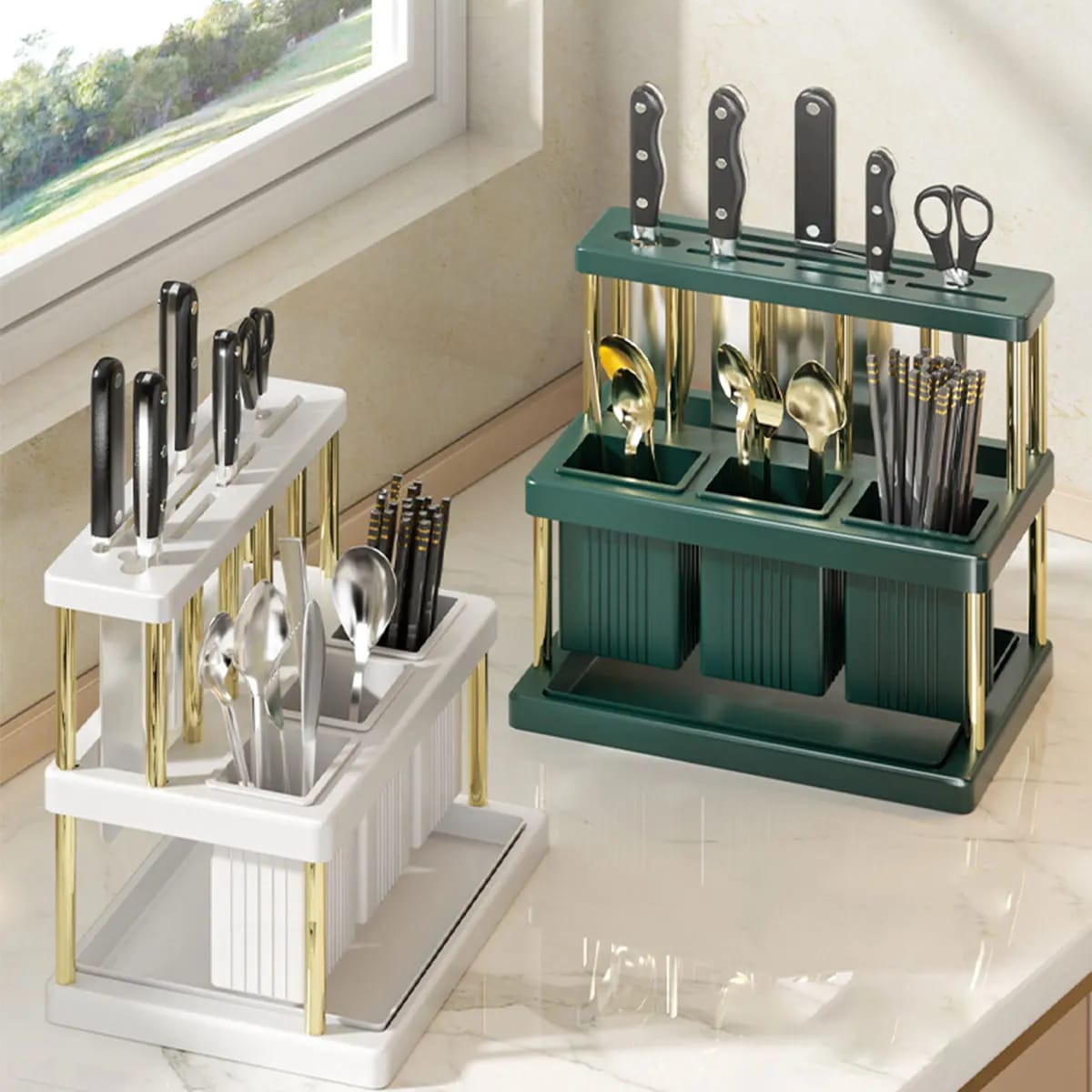 Multifunctional Kitchen Cutlery Holder