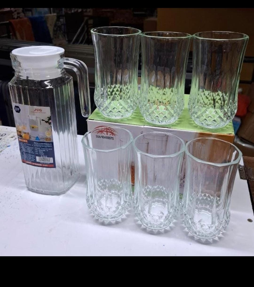 Water Set – 1 Jug and 6 Glasses