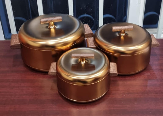 Forever Gold Insulated Hotpot Set – 1L, 2L, 3.5L