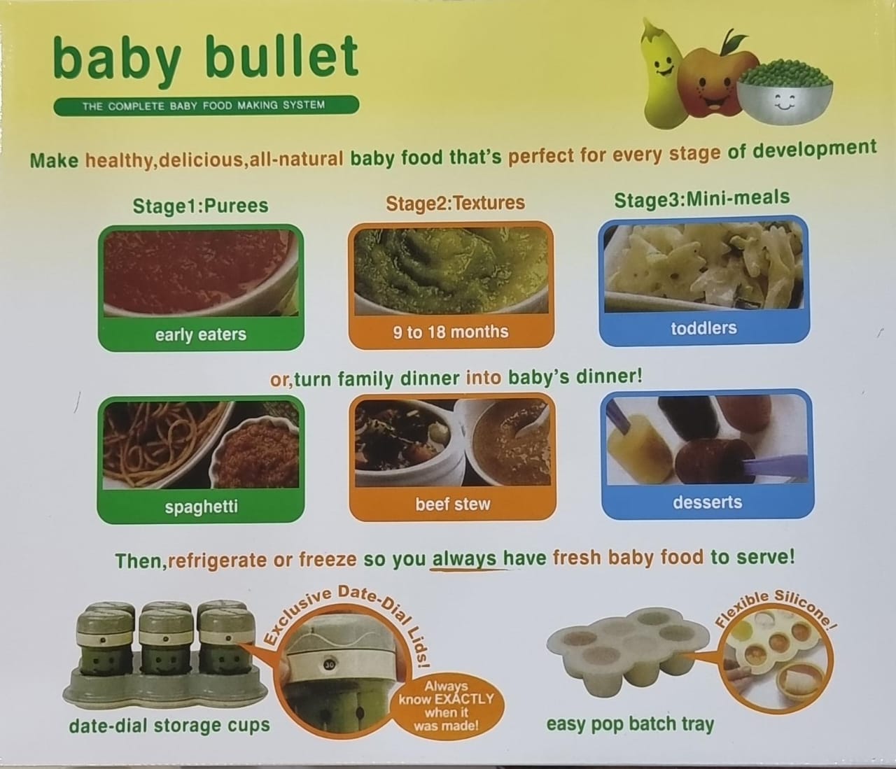200W Baby Bullet Food Making System