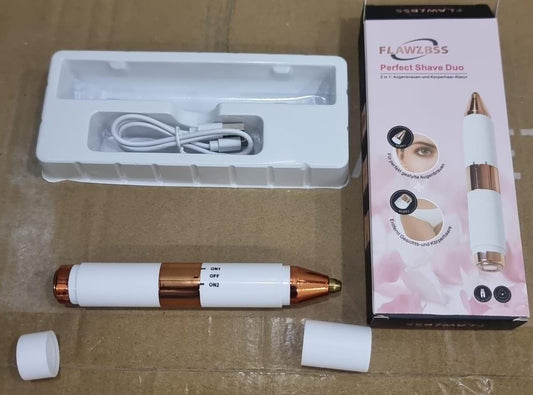 Rechargeable Flawless Duo Perfect Shaver – 2-in-1