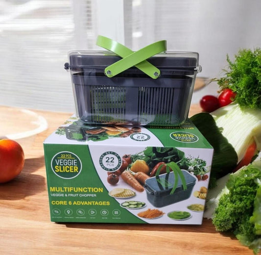 22-Piece Vegetable Cutter & Slicer Set