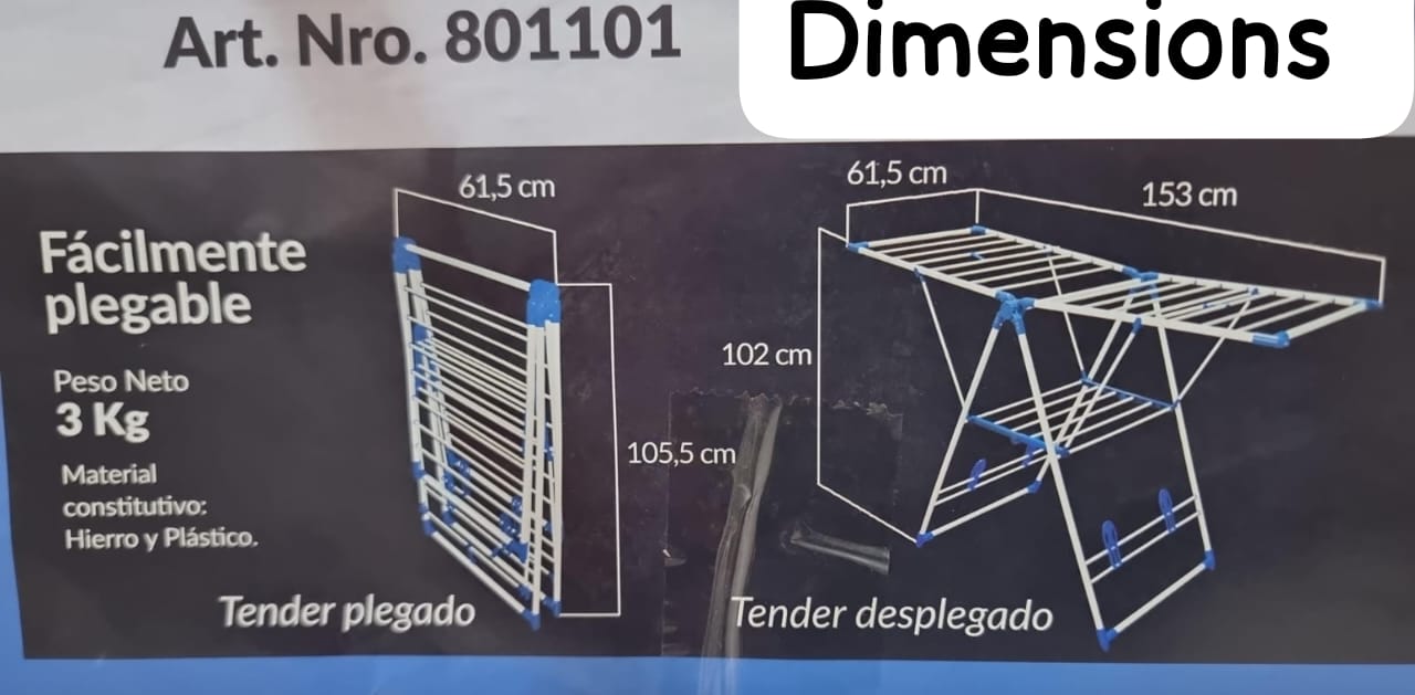 Outdoor Multifunctional Folding Clothes Drying Rack