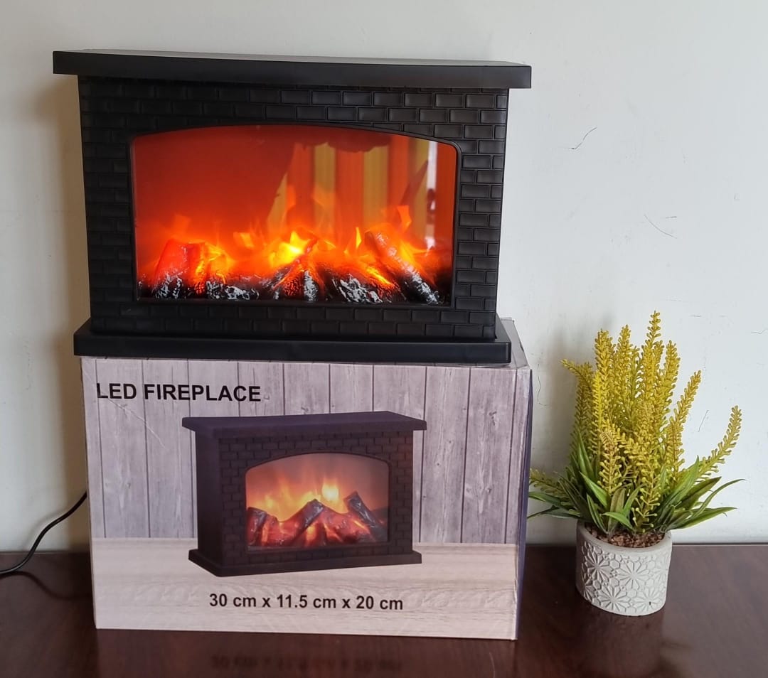 LED Fireplace Decorative Display (30 × 11.5 × 20 cm)