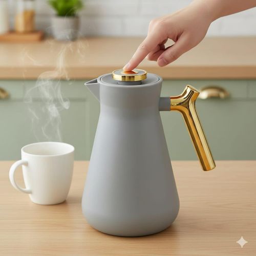Luxury Push-Button Tea Flask