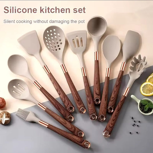 11-Piece Silicone Spoon Set