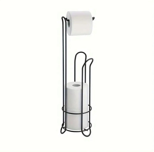 Metallic Toilet Tissue Holder – Black