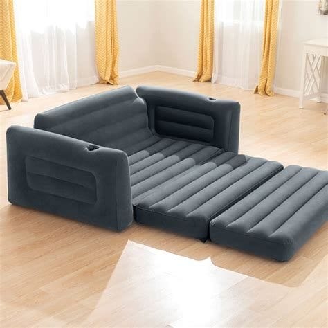 3-Seater Pull-Out Sofa Bed with Electric Pump