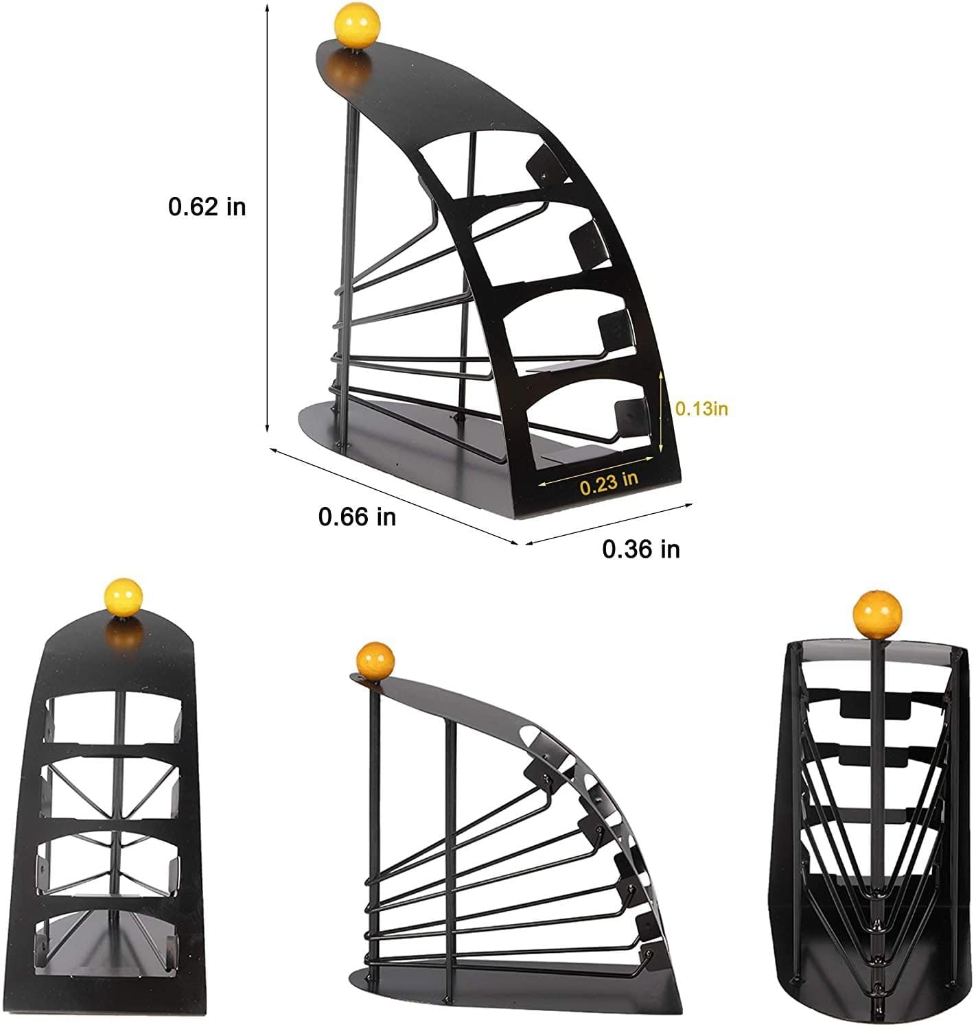 4-Slot Remote Control Organizer
