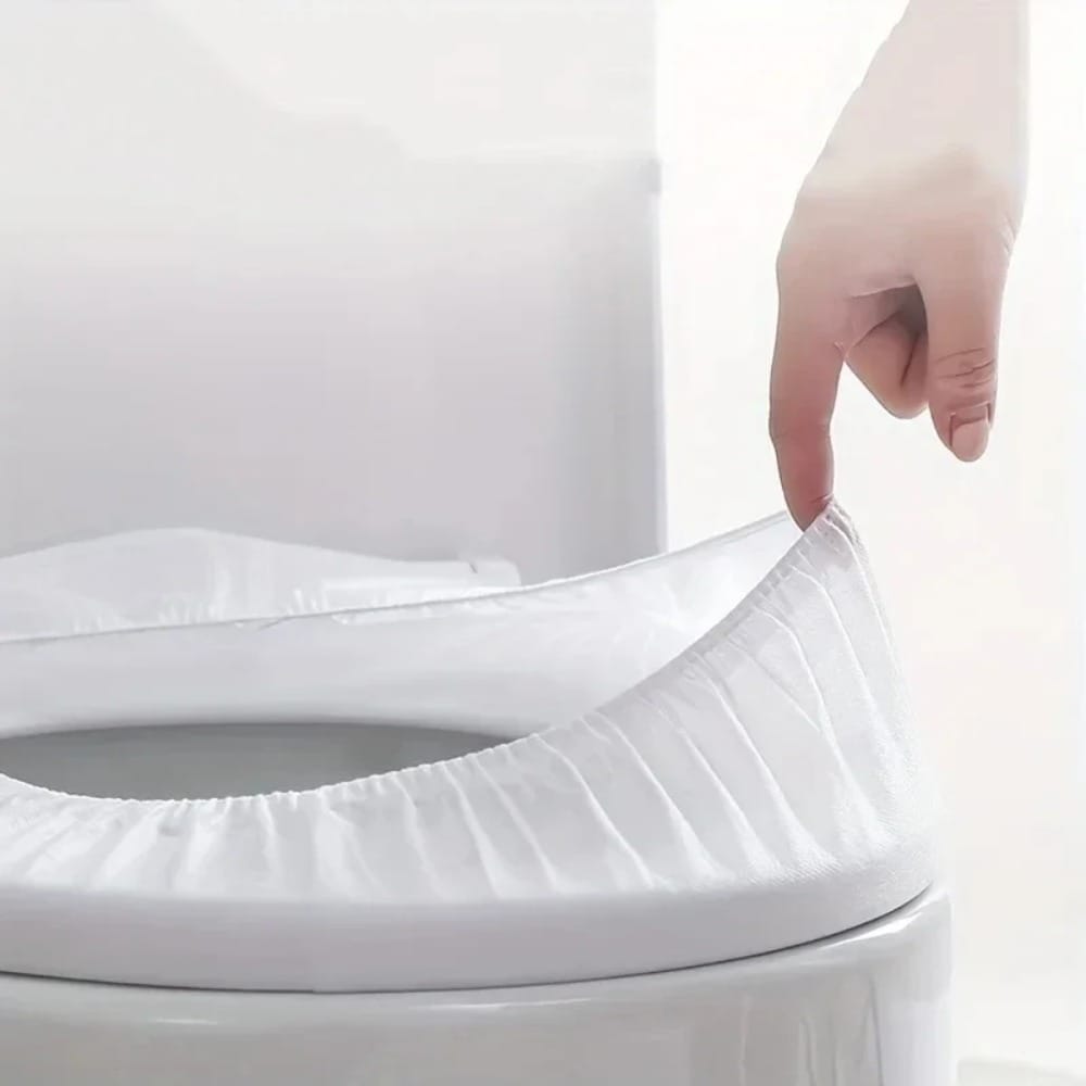 10pcs Portable disposable Toilet Seat Cushion Paper