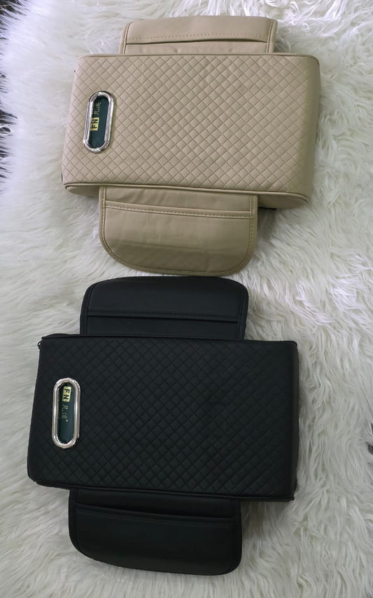 Universal Car Armrest with Tissue and Side Storage