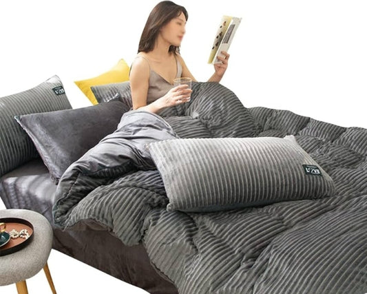 Velvet Duvet Set – 7×8 ft