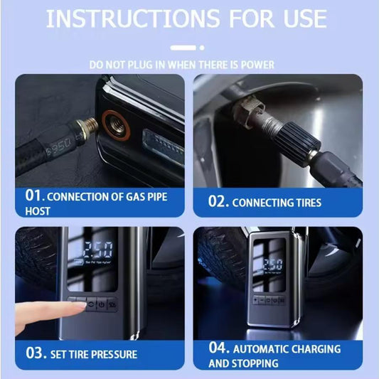 Portable Mini Wireless Tire Inflator