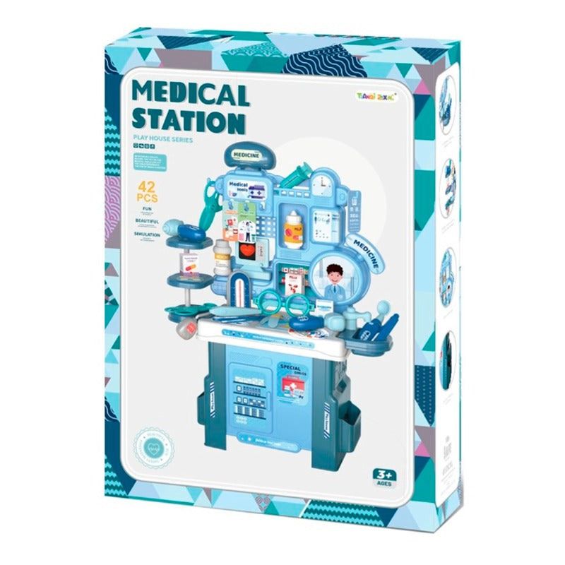 46 PCS Medical Station Play House Set – Doctor Role Play Kit for Kids (Age 3+)