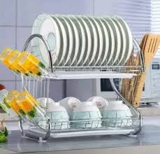 Two Tier Stainless Steel Dishrack