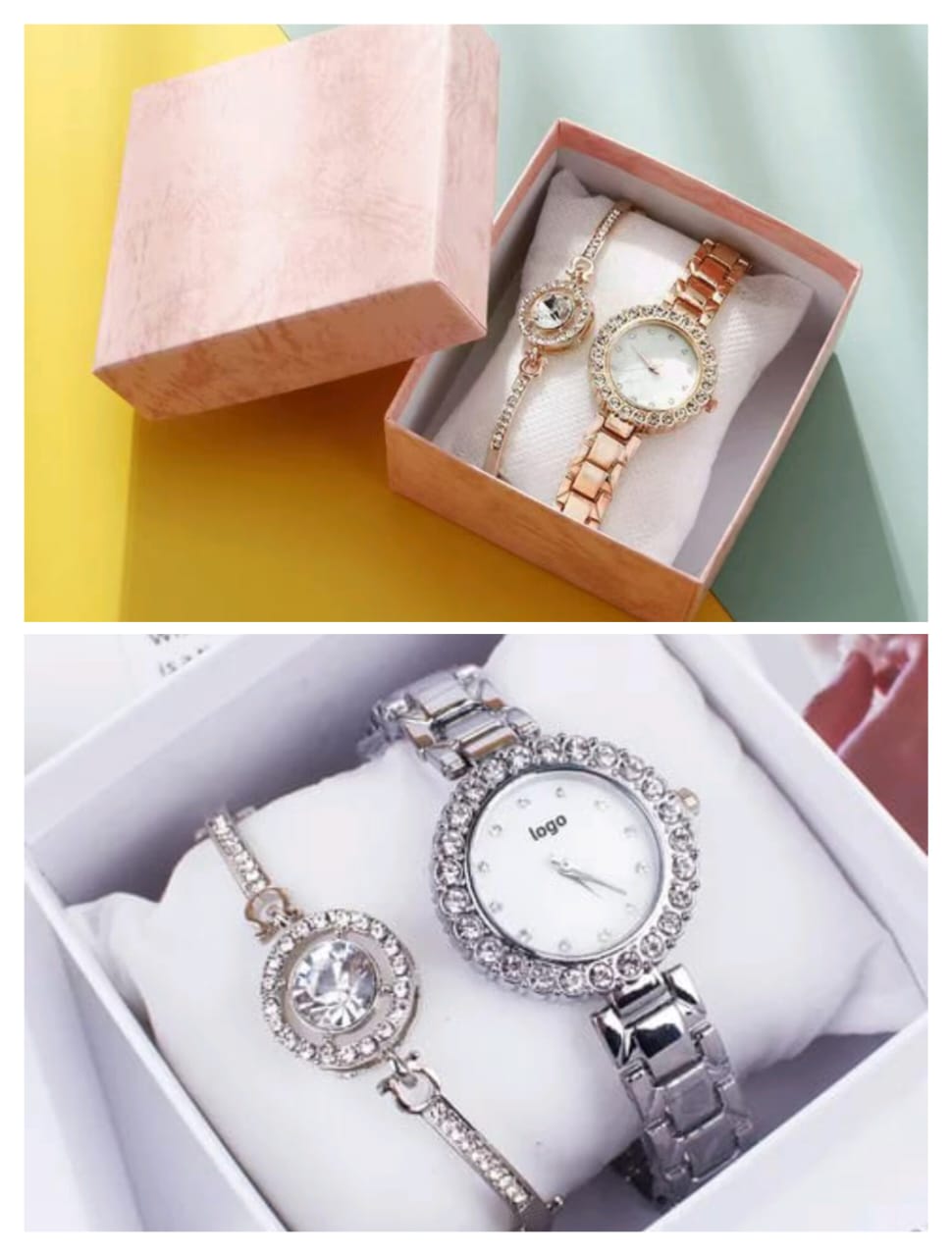 Classy Ladies Watch + Bracelet Set