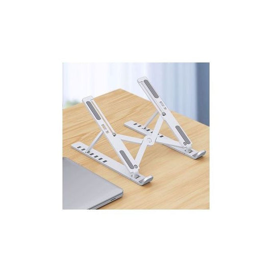 Adjustable Foldable Laptop Stand – Portable Aluminum Notebook Holder, 6-Angle Ergonomic Design
