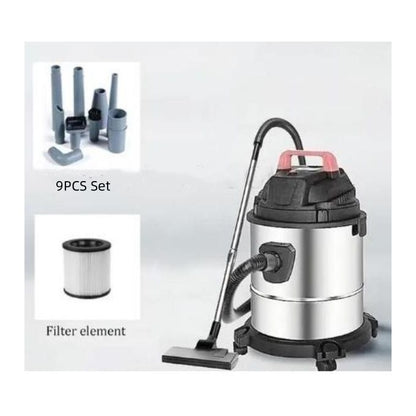 18L Multifunctional Wet & Dry Vacuum Cleaner – High-Power Blower with 9 Attachments for Home & Office Cleaning