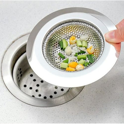 Stainles steel sink strainer