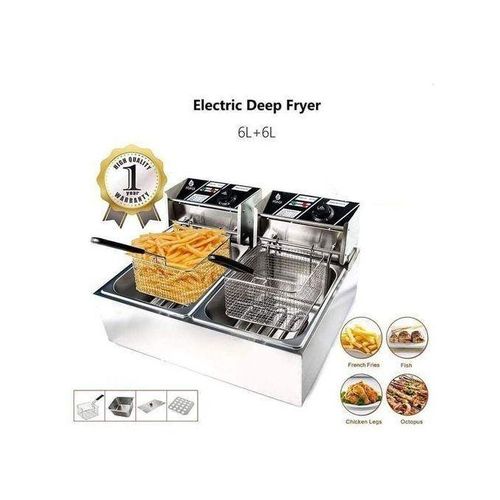Electric Deep Fryer - Double