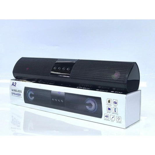 A2 Bluetooth Subwoofer Speaker – Wireless Soundbar for Desktop, Laptop & TV